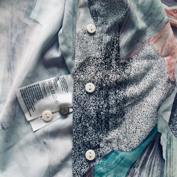 H&M Polyester Full Sleeve Button up Shirt - Picture 3 of 6